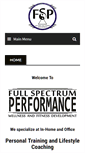 Mobile Screenshot of fsperformance.com